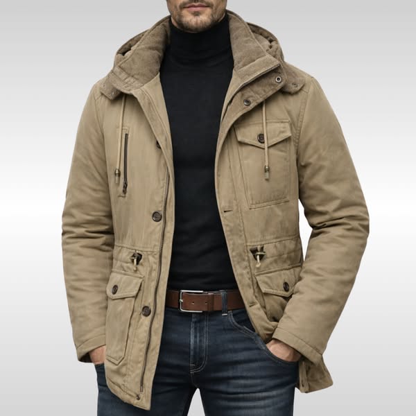 Lucien Men’s Insulated Zip Inner Fleece Jacket | Winter Coat